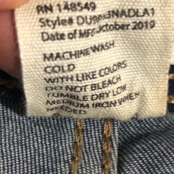 PaperDenimCloth Straight Leg Jeans 32x30 Distressed - Picture 6 of 6